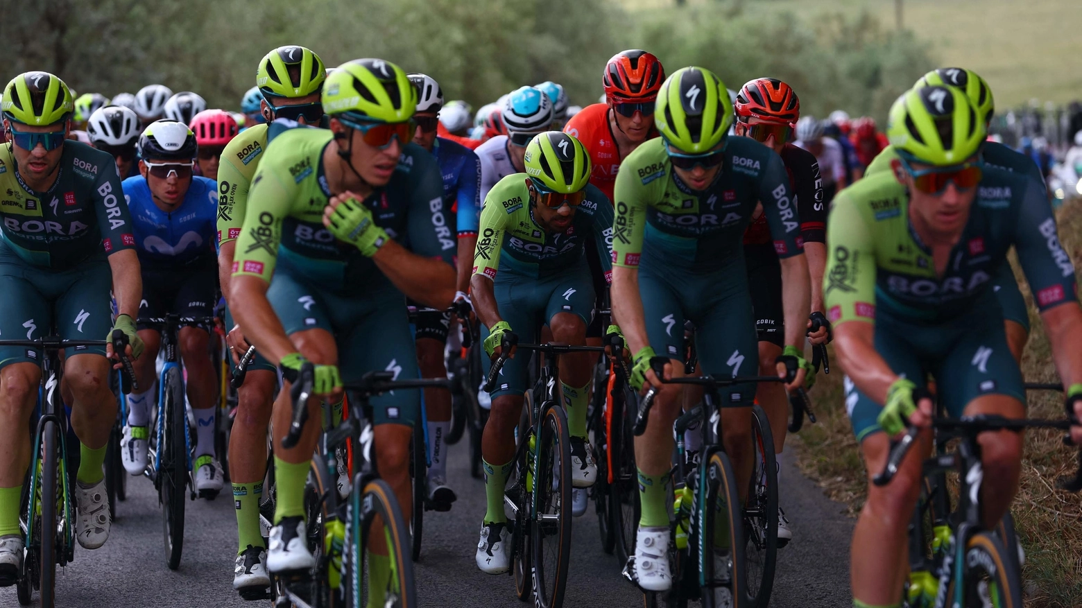 Giro d'Italia, uno scatto dei corridori nell'edizione 2024