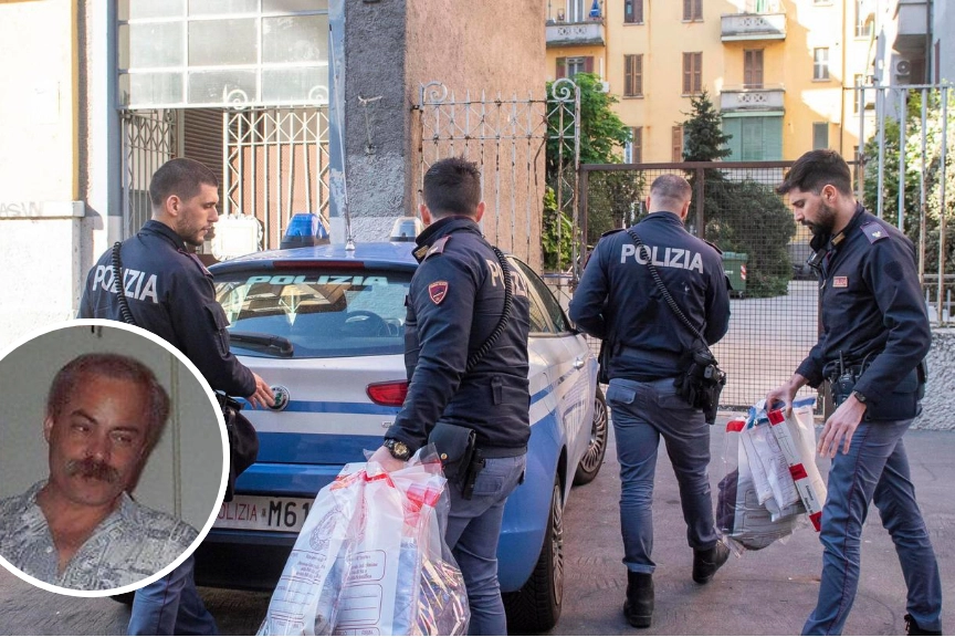 I rilievi in via dei Panigarola; nel tondo, Piero Landriani