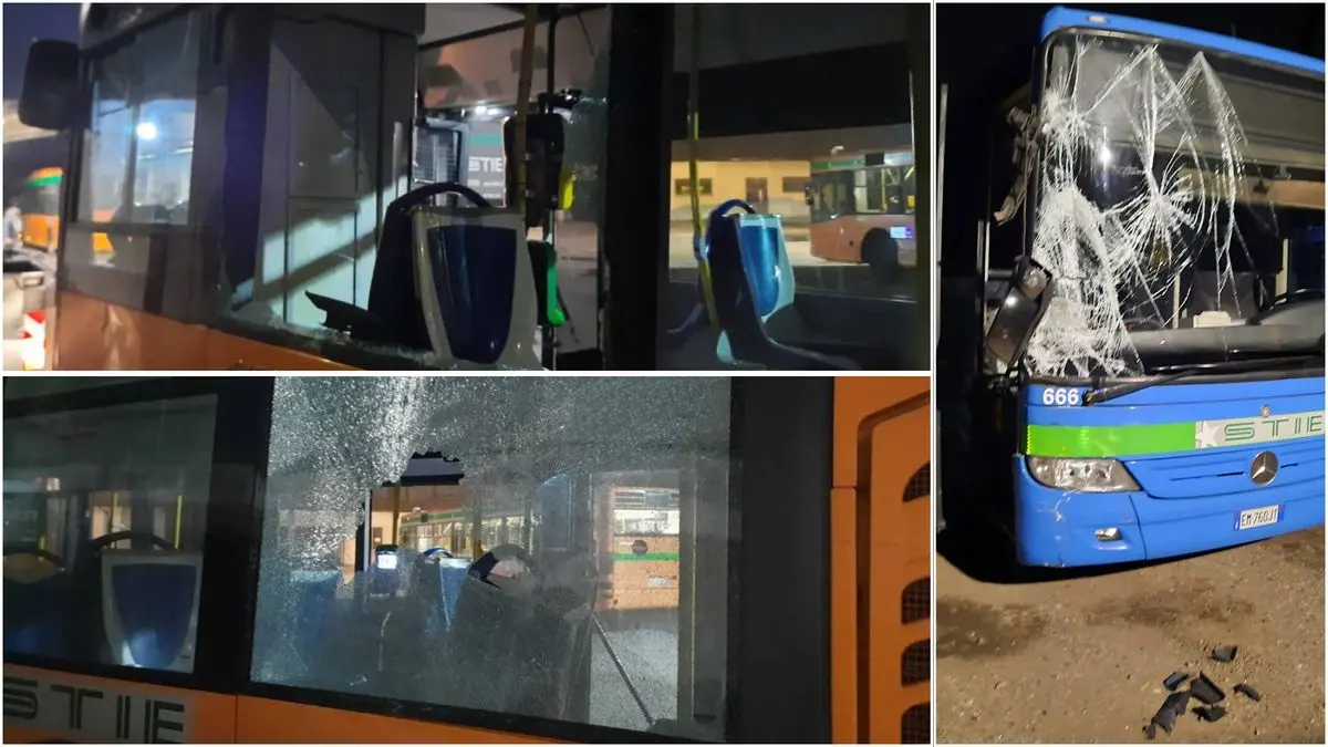 Busto Arsizio, vandali in azione nel deposito dei bus Stie: porte sradicate e vetri rotti