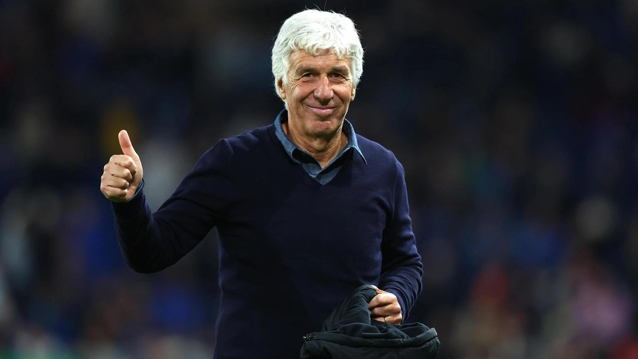 Giampiero Gasperini si gode il buon momento dell'Atalanta