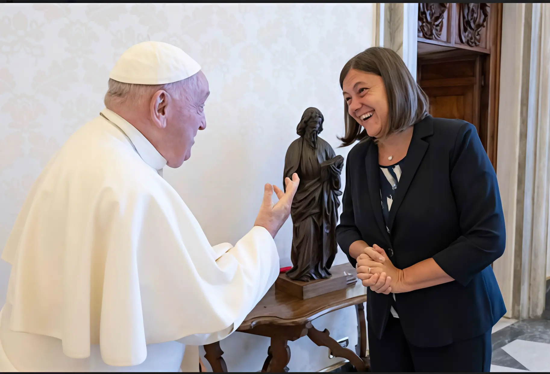 Papa Francesco riceve la rettrice della Cattolica