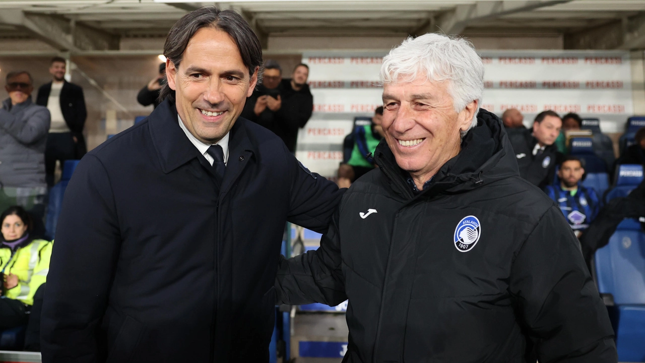 Simone Inzaghi e Gian Piero Gasperini