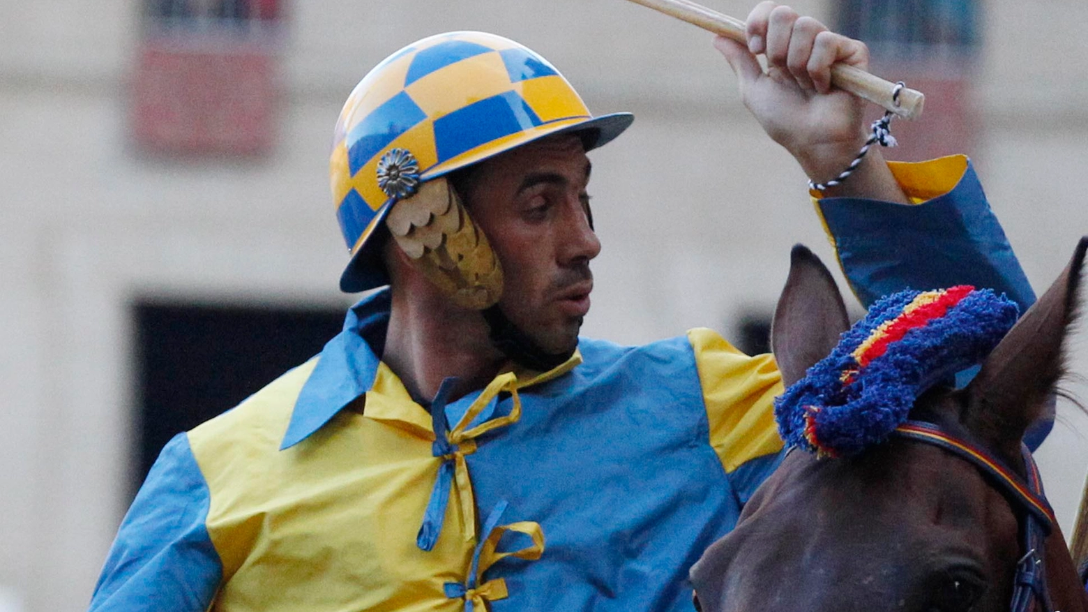 Valter Pusceddu al Palio di Siena