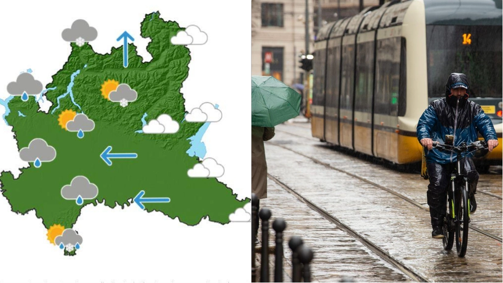 Domani è prevista ancora pioggia a Milano e in Lombardia