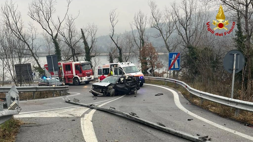 Sul posto la polizia stradale