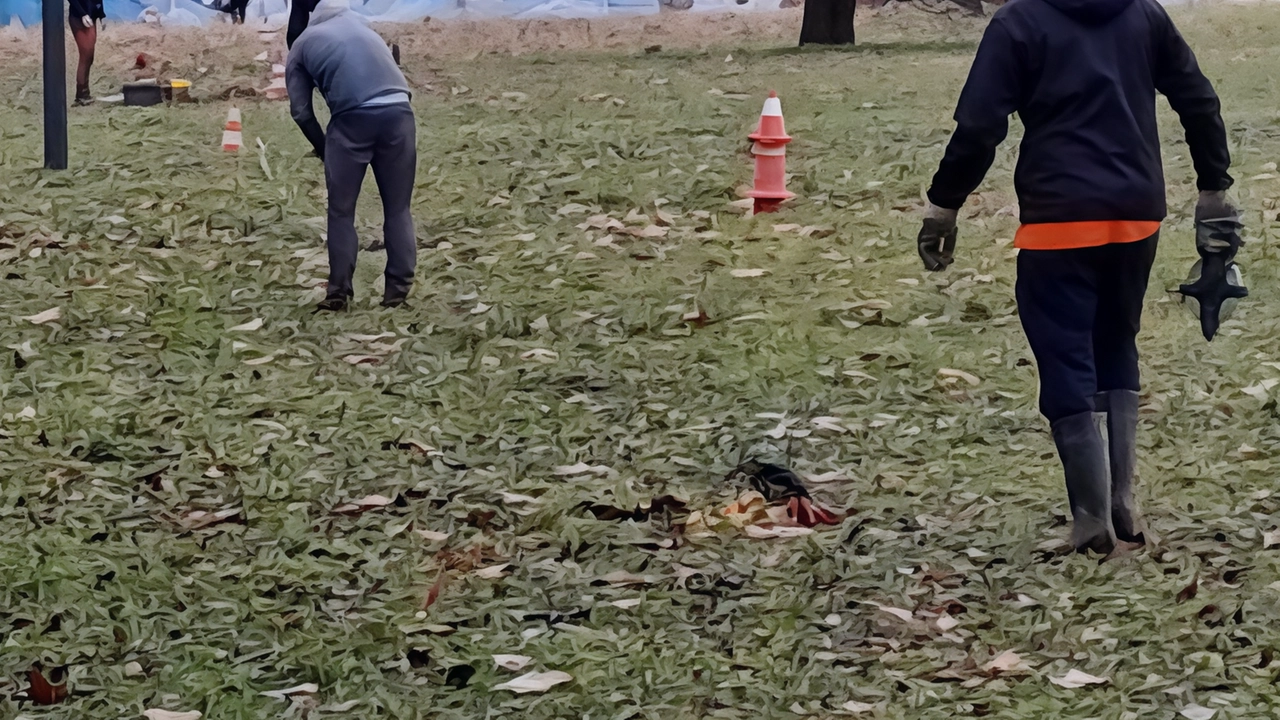 I tecnici nel Parco dei Capitani per l’avvio dell’analisi del terreno per il nuovo stadio