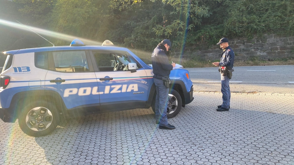 I poliziotti della questura di Lecco