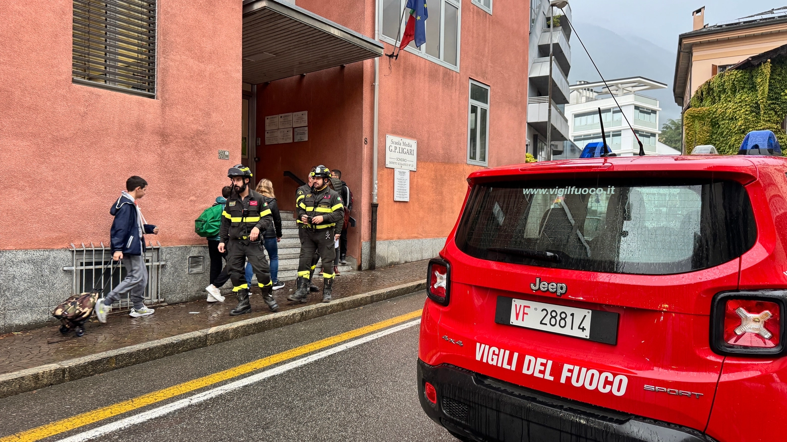 Sondrio, scuola Ligari vandalizzata nella notte
 - foto (ANSA/ANP)