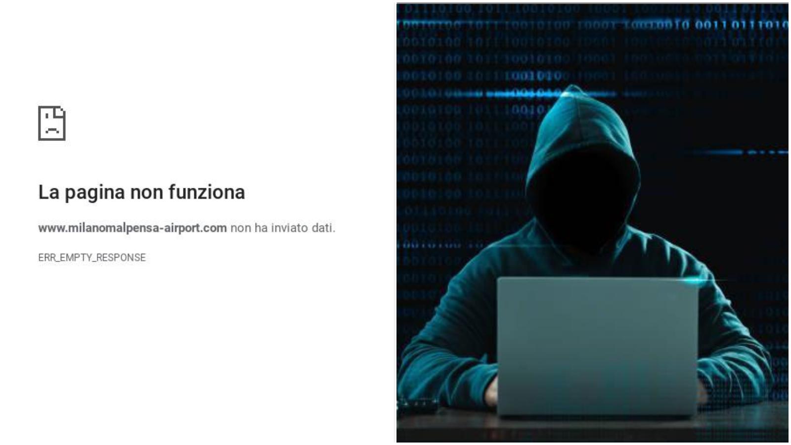 Fuori uso i siti internet degli aeroporti di Milano Linate e Malpensa. Hacker filorussi rivendicano l’attacco