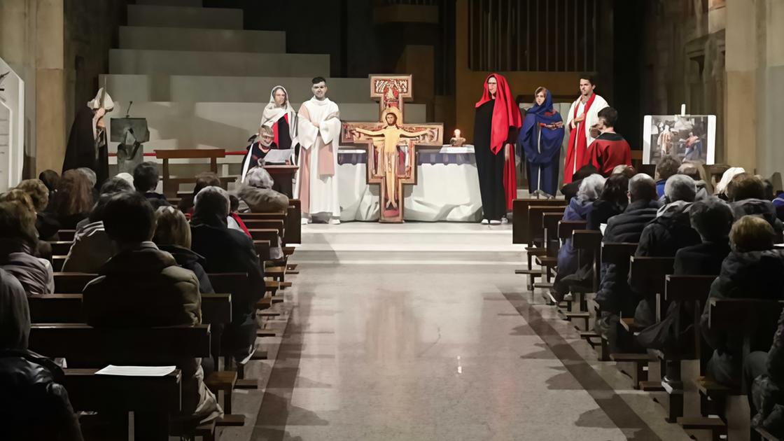 Chiesa dei frati. Raccolta di fondi per la caldaia