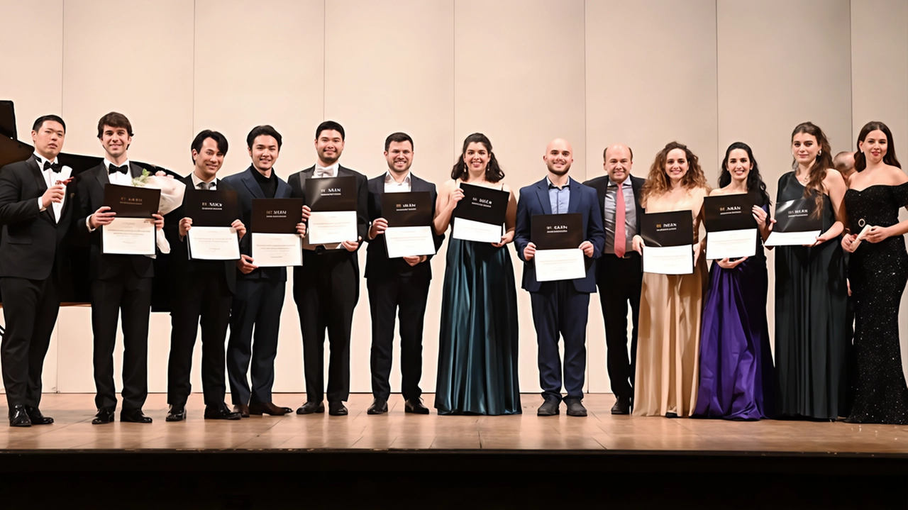 Sul palco del Teatro Sociale di Como la consegna degli attestati alle dieci promesse del canto lirico vincitrici del 76° Concorso AsLiCo