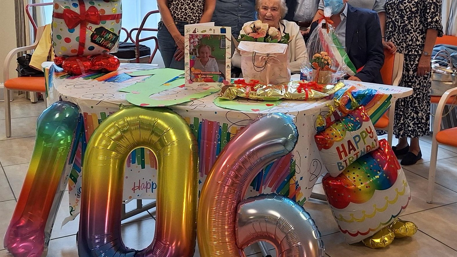 Angela Bariola da record: ha compiuto 106 anni