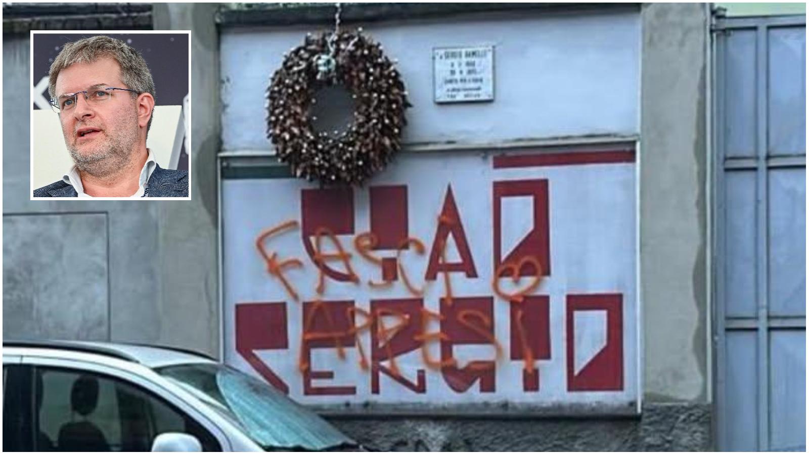 Vandalizzato il murale per Sergio Ramelli: nella notte compare scritta contro i “fasci”