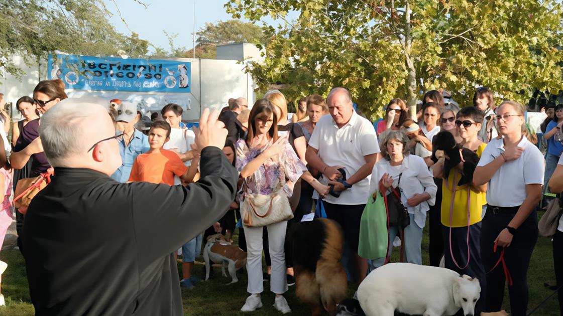 Grande festa al rifugio tra giochi e benedizione